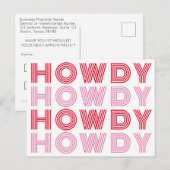 Carte postale de rendez-vous (Devant / Derrière)