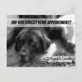 Carte postale de rendez-vous manqué Ne soyez pas p (Devant)