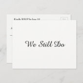 Carte postale de réponse (Devant / Derrière)