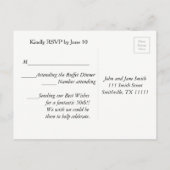 Carte postale de réponse (Dos)