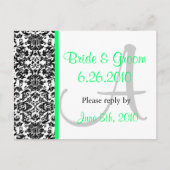 Carte postale de réponse Damas (Devant)