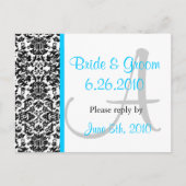 Carte postale de réponse Damas (Devant)