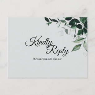 Carte postale de réponse des Mariages botaniques n