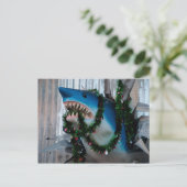Carte postale de requin de Noël (Debout devant)