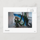 Carte postale de requin de Noël (Dos)