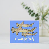 Carte postale de requins marteaux de Floride (Debout devant)