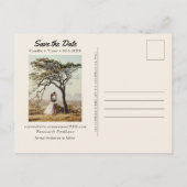 Carte postale de réservation de date pour le parc  (Dos)