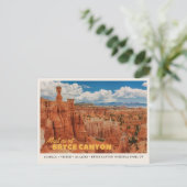 Carte postale de réservation de date pour le parc  (Debout devant)