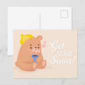 Carte postale de rétablissement cut cute (Devant / Derrière)