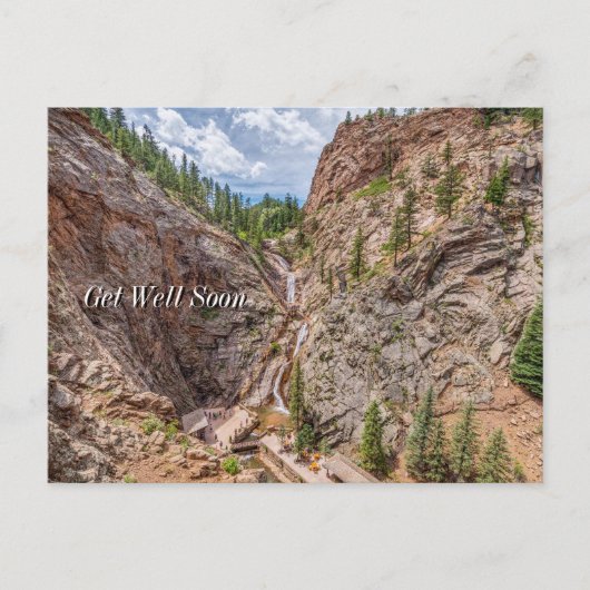 Carte postale de rétablissement de Seen Falls Colo (Devant)