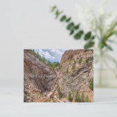 Carte postale de rétablissement de Seen Falls Colo (Debout devant)