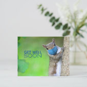 Carte postale de rétablissement pour bientôt écure (Debout devant)