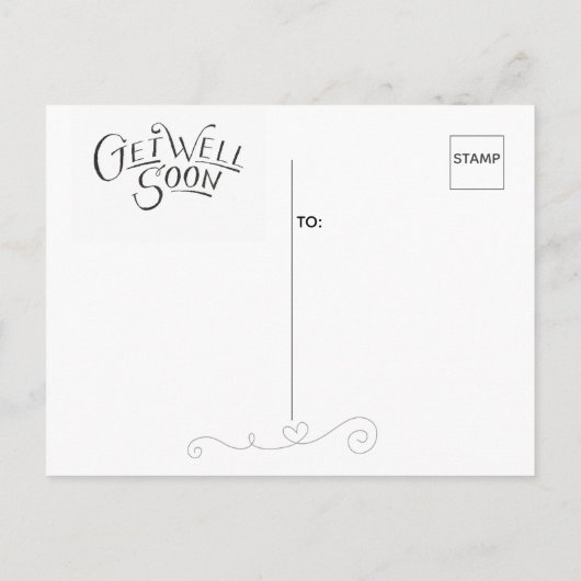 Carte postale de rétablissement pour un écureuil m (Dos)