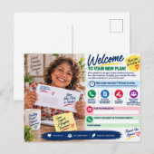 Carte postale de rétention de client pour agent Me (Devant / Derrière)