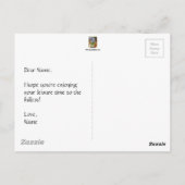 Carte postale de retraite à l'épreuve des écureuil (Dos)