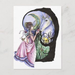 Carte postale de réunion sur la lune