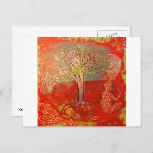 Carte postale de rêve créative (Devant / Derrière)