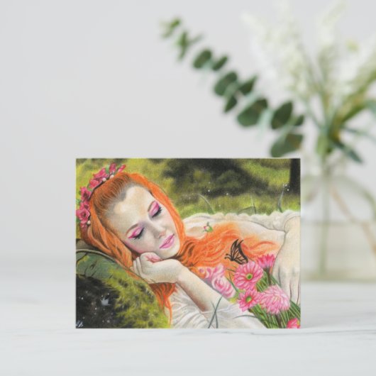 Carte postale de rêve de printemps (Debout devant)