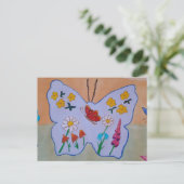 Carte postale de rêve papillon (Debout devant)