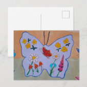 Carte postale de rêve papillon (Devant / Derrière)