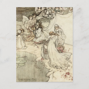 Carte postale de rêve pour une nuit d'été