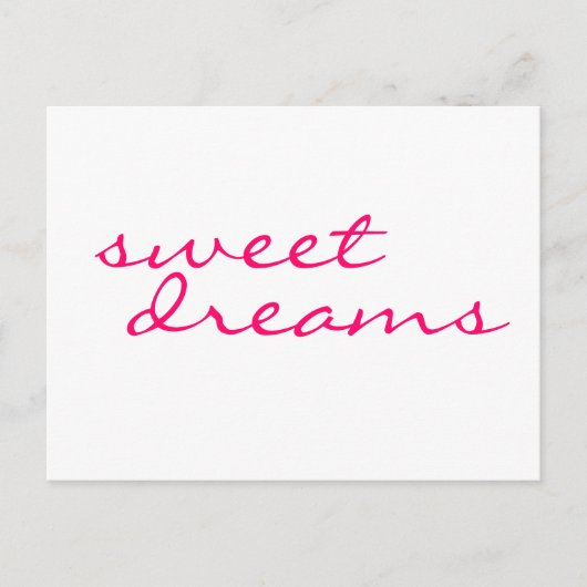 carte postale de rêves doux (Devant)