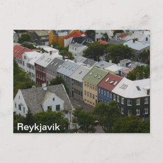 Carte postale de Reykjavik Islande
