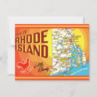 Carte postale de Rhode Island