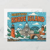 Carte postale de RHODE ISLAND (Devant / Derrière)
