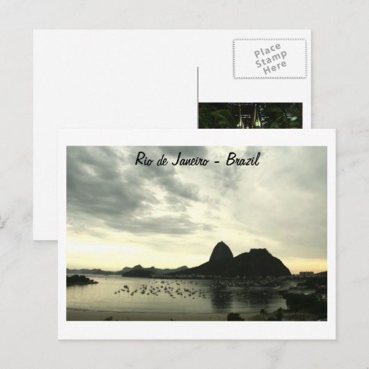 Carte postale de Rio de Janeiro (Devant / Derrière)