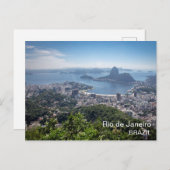 Carte postale de Rio de Janeiro Brésil (Devant / Derrière)