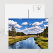 Carte postale de rivière (Devant / Derrière)