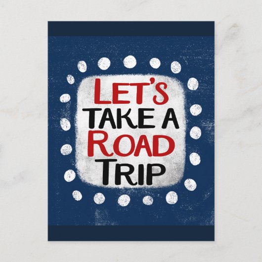 Carte postale de road trip (Devant)