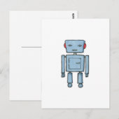 Carte postale de robot jouet (Devant / Derrière)