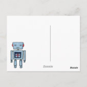 Carte postale de robot jouet (Dos)