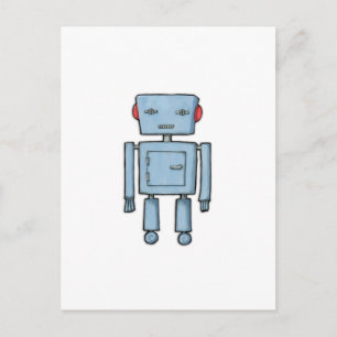 Carte postale de robot jouet