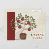 Carte postale de Roch Hachana (Devant / Derrière)