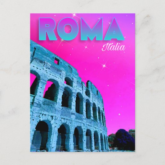 Carte postale de Rome, Italie - Colisée  (Devant)