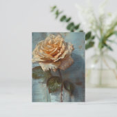 Carte postale de rose vintage (Debout devant)