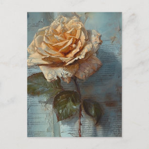 Carte postale de rose vintage