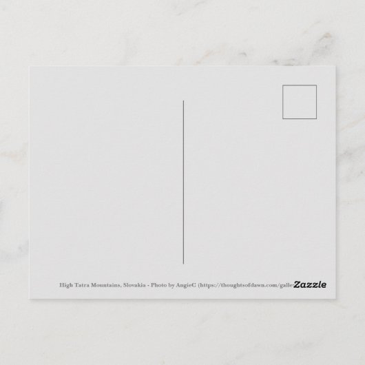 Carte postale de roseaux (Dos)