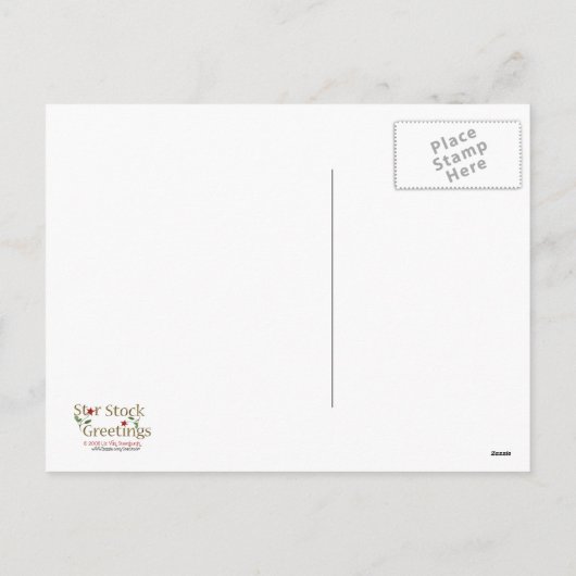 Carte postale de Rosh Hashanah (Dos)