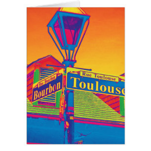 Carte postale de rue de Bourbon