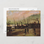 Carte Postale De Ruijterkade à Amsterdam, Vincent van Gogh (Devant / Derrière)