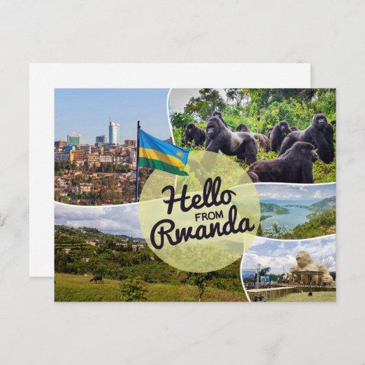 Carte postale de Rwanda (Devant / Derrière)