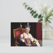 Carte postale de Sa Majesté Charles III (Debout devant)