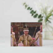 Carte postale de Sa Majesté Charles III (Debout devant)