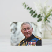 Carte postale de Sa Majesté Charles III (Debout devant)