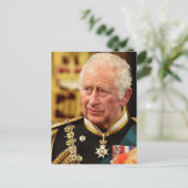 Carte postale de Sa Majesté Charles III (Debout devant)