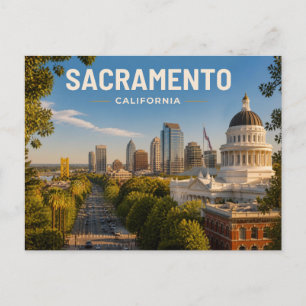 Carte postale de Sacramento Californie